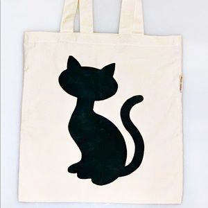 Cat tote bag. Brand new! Shopping bag, beach bag